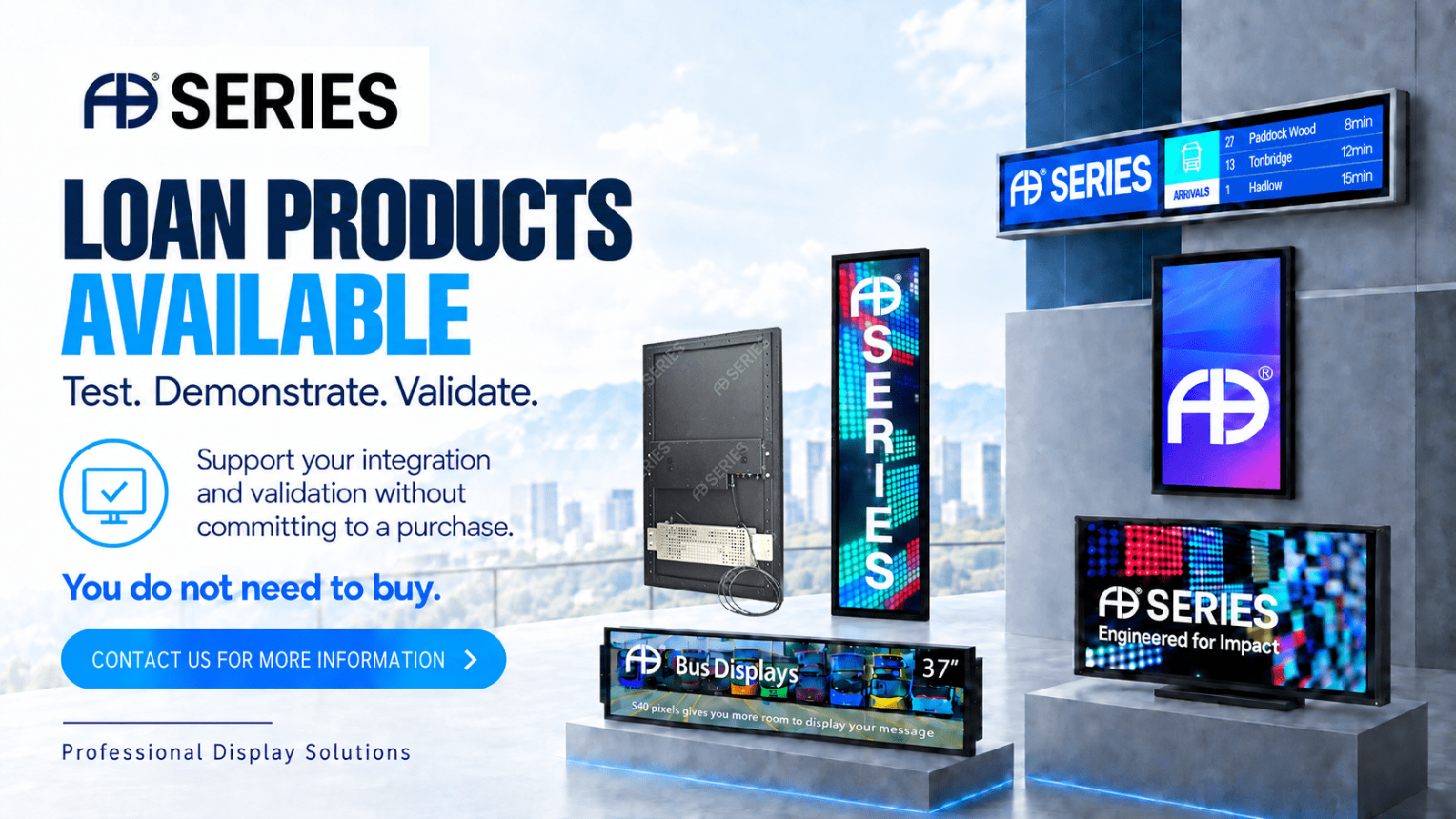 AD Series loan-products announcement artwork
