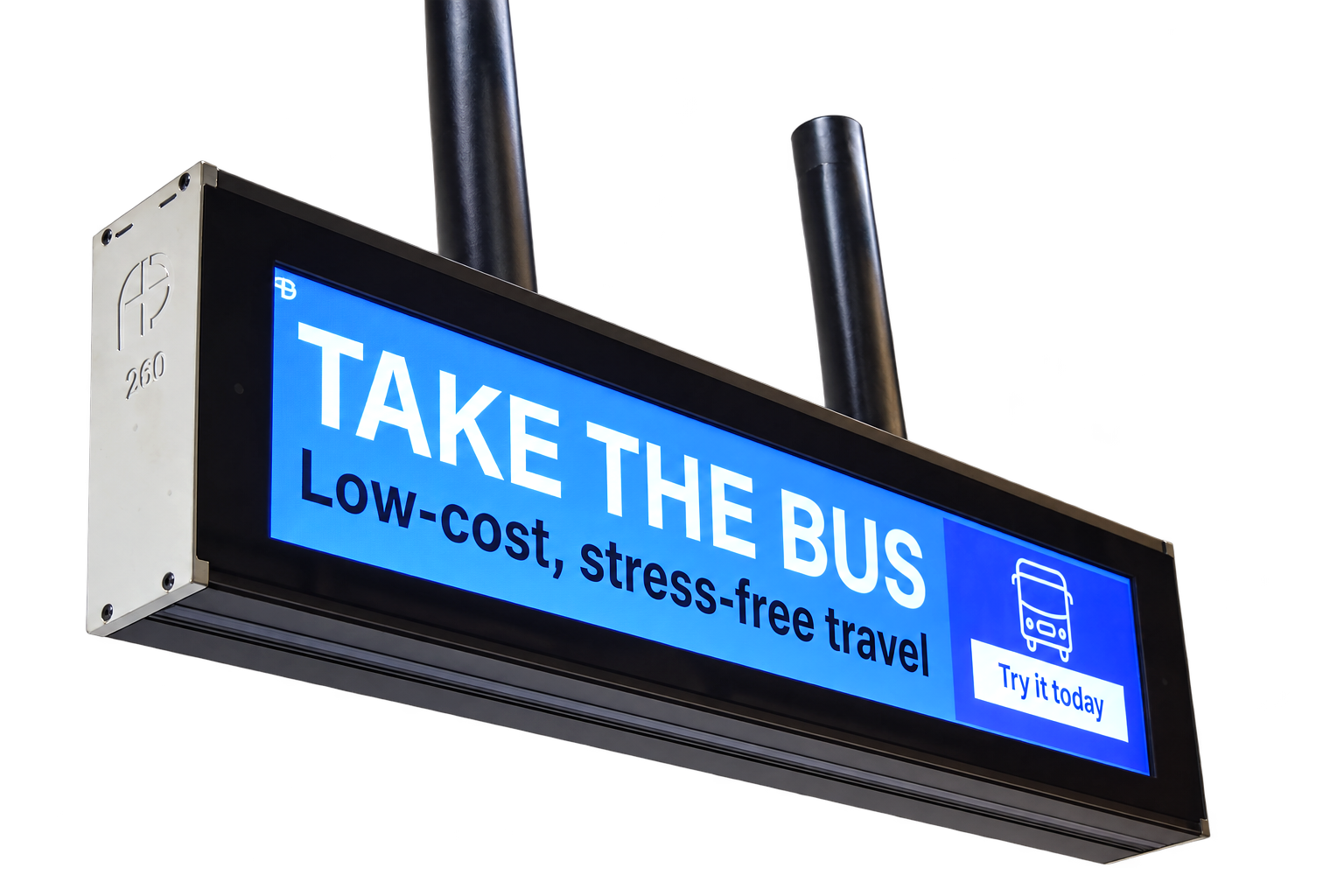 AD Series 28-inch accessible passenger information hardware